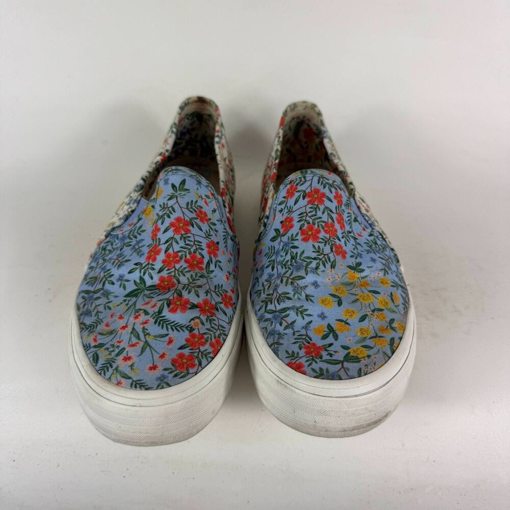 Keds Rifle Paper Sneakers Women's 9.5 Floral Canvas Slip-On Low Top Casual - Picture 4 of 10
